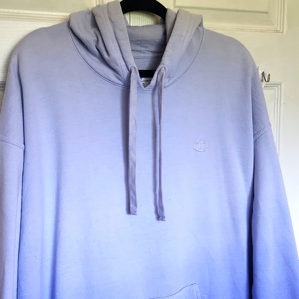 Champion Unisex Purple Ombre Hoodie | Cozy Athletic Vibe | Size 2x - Picture 5 of 11